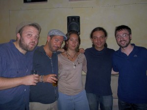 Paolo Colavero, Massimiliano Mandorlo, Chiara Hako, Paolo Merenda e Francesco Negro